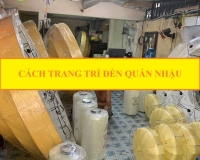 Cách trang trí đèn quán nhậu độc đáo và thu hút khách hàng