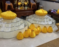 Xưởng gia công chao đèn vải, chụp đèn bằng vải giá sỉ tại HCM