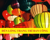 Cách bố trí lồng đèn trang trí ban công đẹp bắt mắt
