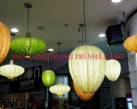 Cách tạo điểm nhấn bằng đèn lồng trang trí nhà hàng