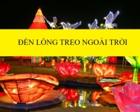 Ứng dụng đèn lồng treo ngoài trời trong việc trang trí
