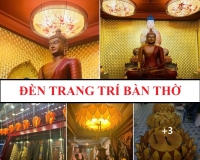 Chia sẻ cách lựa chọn đèn trang trí bàn thờ đẹp
