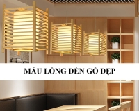 Lồng đèn gỗ: Sự lựa chọn độc đáo trong trang trí nội thất